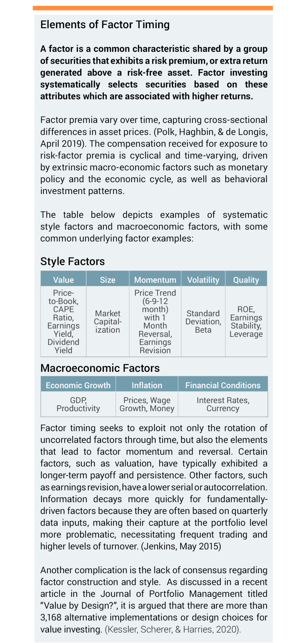 Factor Rotation: It's About Time - Glenmede